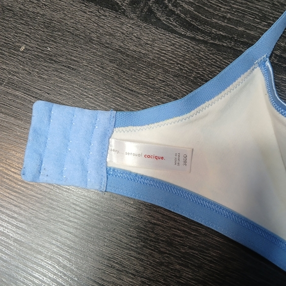 Cacique Floral Cotton Unpadded Underwire Bra 38DD - Picture 14 of 16